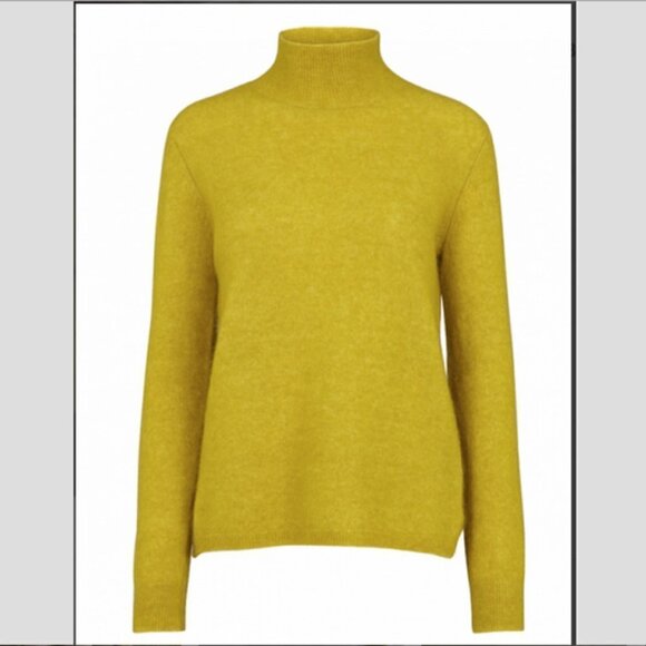 Second Female Yellow Mohair Wool Turtleneck XS - Picture 15 of 15